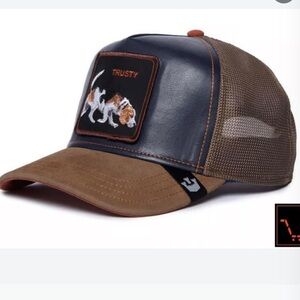 GOORIN‎ BROS TRUCKER “TRUSTY” KLEM BELL OS NAVY New With Tags